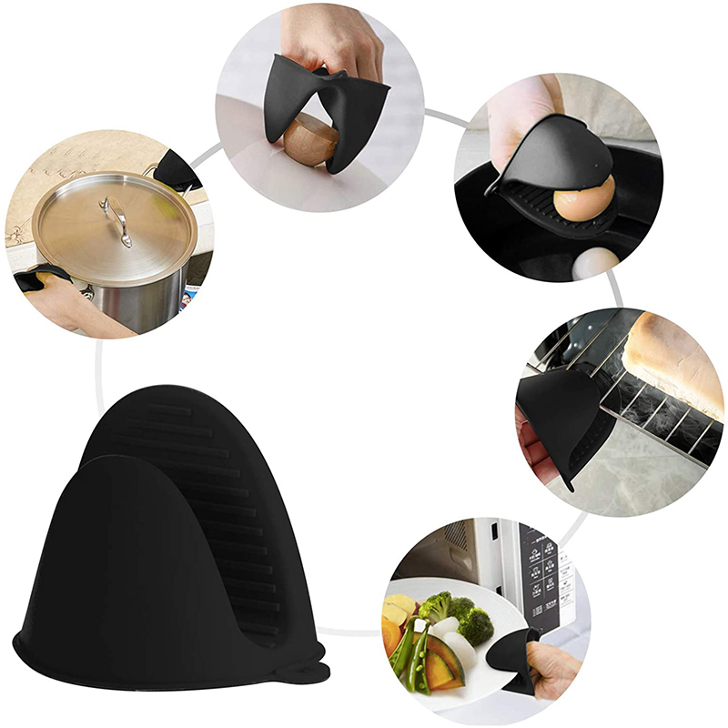 2 stücke Ofen Handschuhe Silikon Hitzebeständige Preis Handschuhe Anti Verbrühungen Nicht Unterhose Handschuhe Clips Topf Halfter Kochen Backen Ofen handschuhe