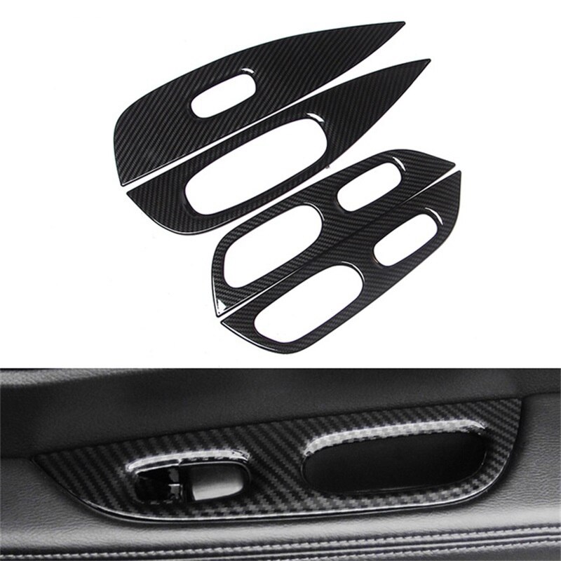 Para Nissan x-trail XTrail T32 Rogue Panel de Control de ventana de ABS cubierta de interruptor de elevación de cristal Trim Car-Styling Accesorios
