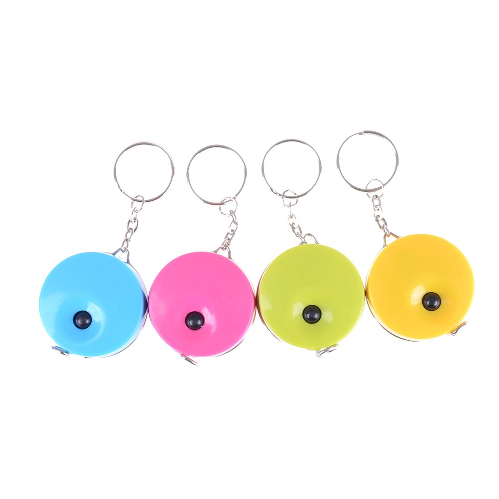 1.5 meter snoepkleurige sleutelhanger meetlint hoeveelheid kledingmaat meetlint klein meetlint