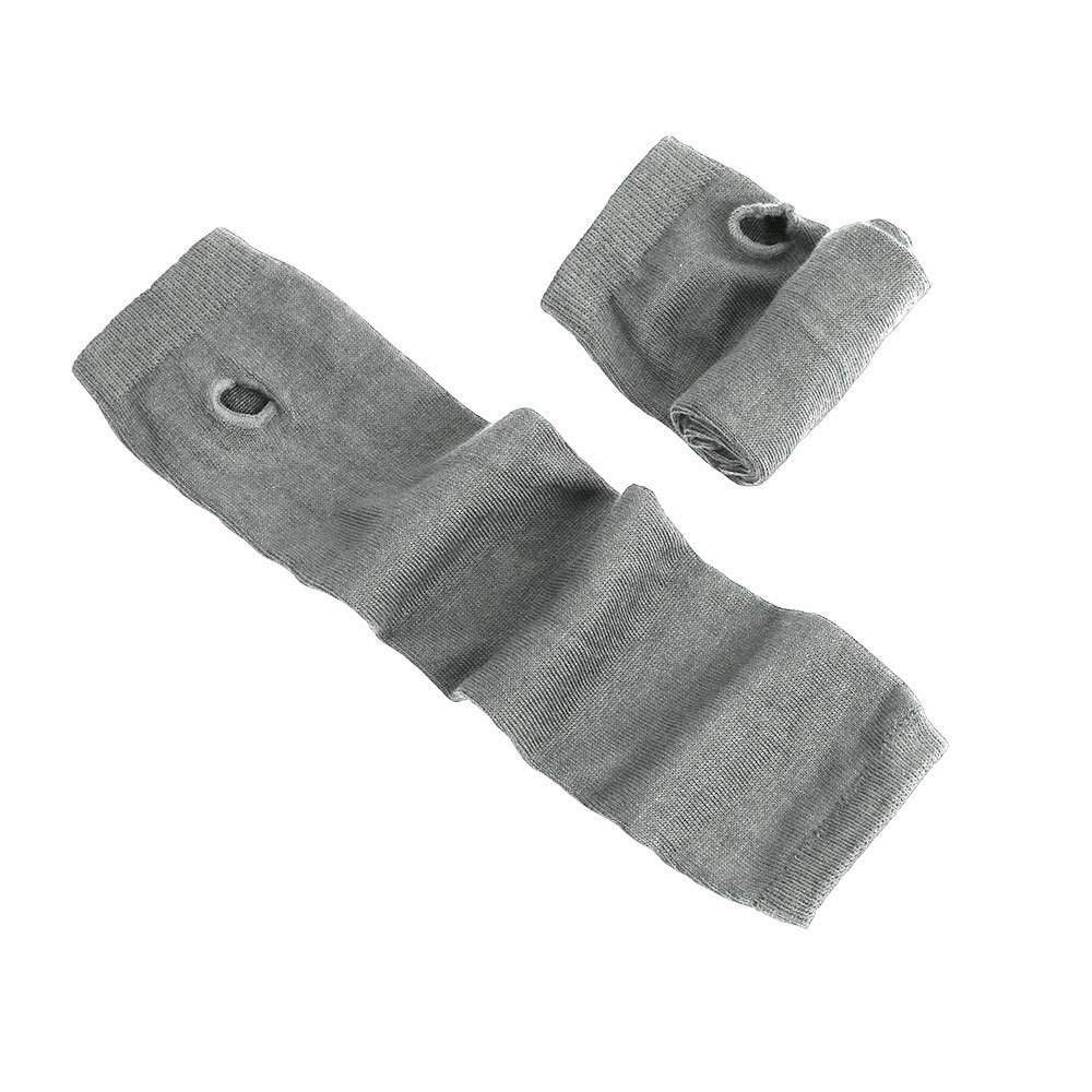 Gants longs unisexes sans doigts, Cosplay, Anime, gothique, chauffe-bras, en tricot, poignet, coude, mitaines, vêtements, accessoires