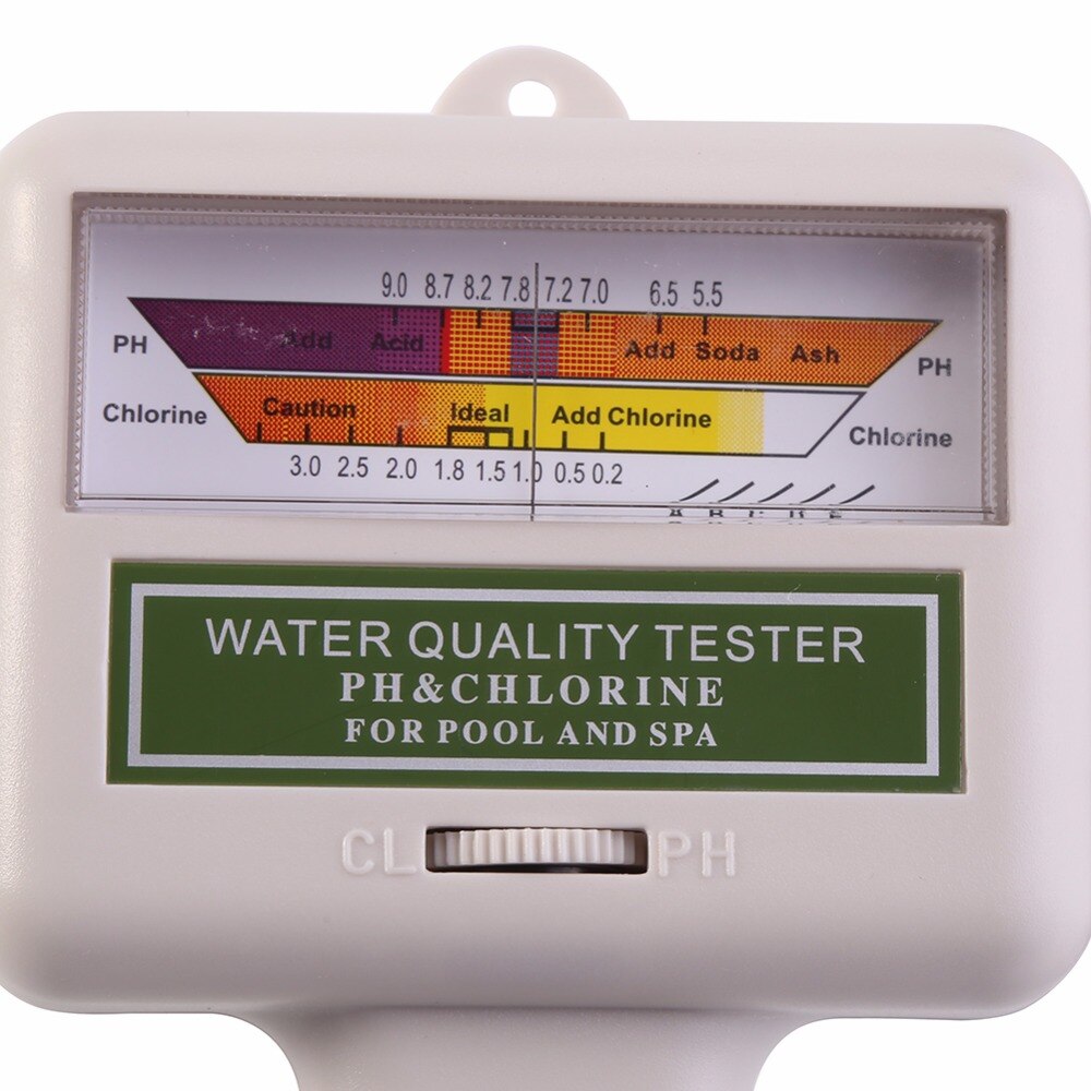 PC-101 PH CL2 Chlorine Tester Water Tester Portable Home Swimming Pool Spa Aquarium PH Meter Test Monitor Checker
