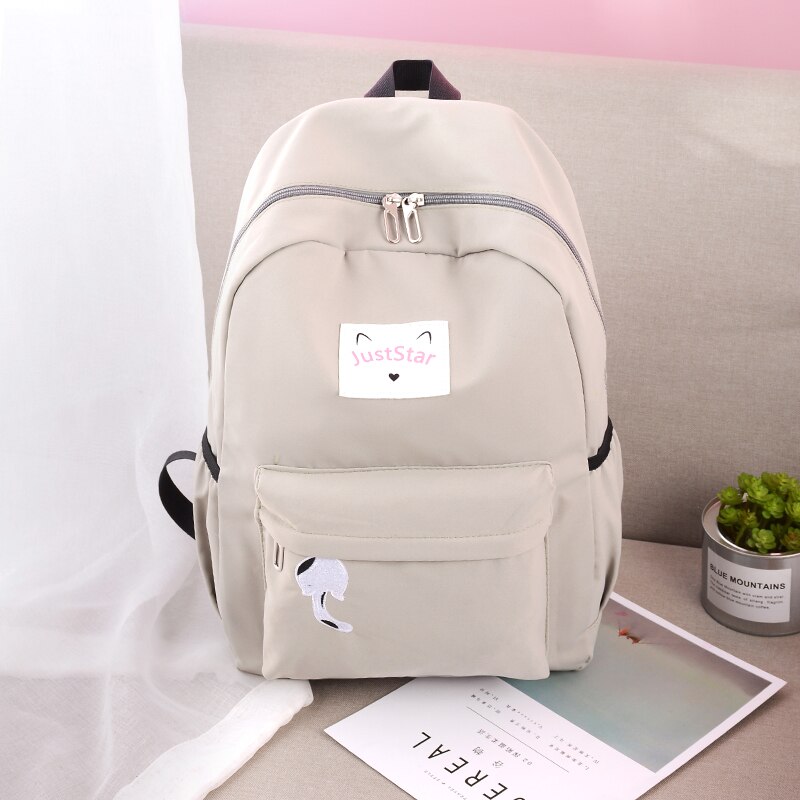 Preppy Style Women School Bag Brand Travel Backpack for Girls Teenagers Stylish Laptop Bag Rucksack Girl Schoolbag