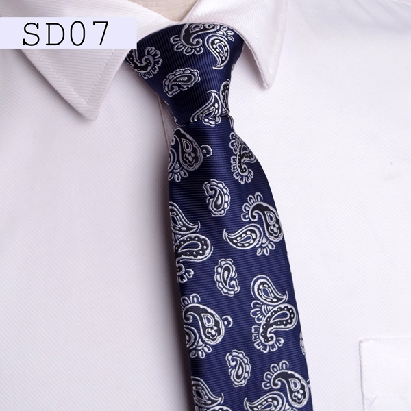 Mænd slips 7cm slips mænd & #39 ;s vestidos business bryllup slips mandlige kjole legame gravata england striber jacquard vævet: Sd07