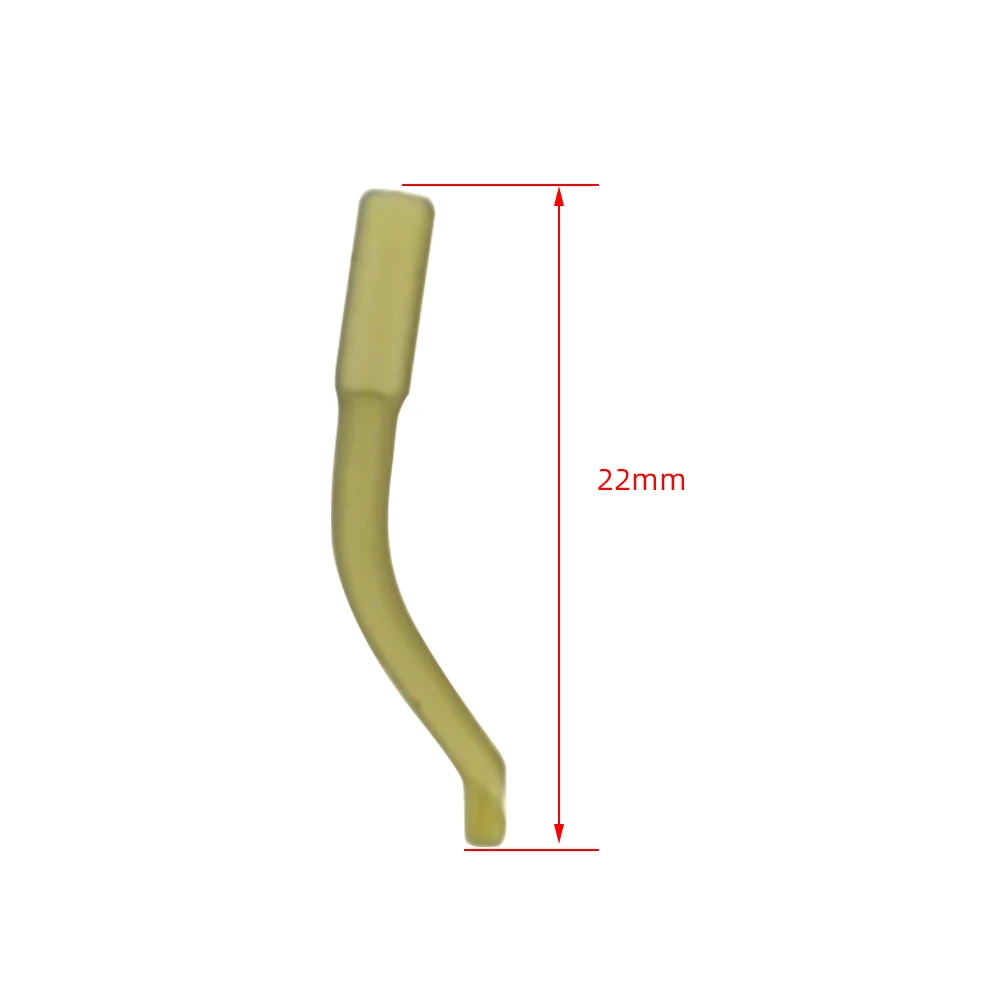 20 stks Karpervissen Accessoires Karper Haak Mouw End Tackle Vissen Swivel AG192: Golden