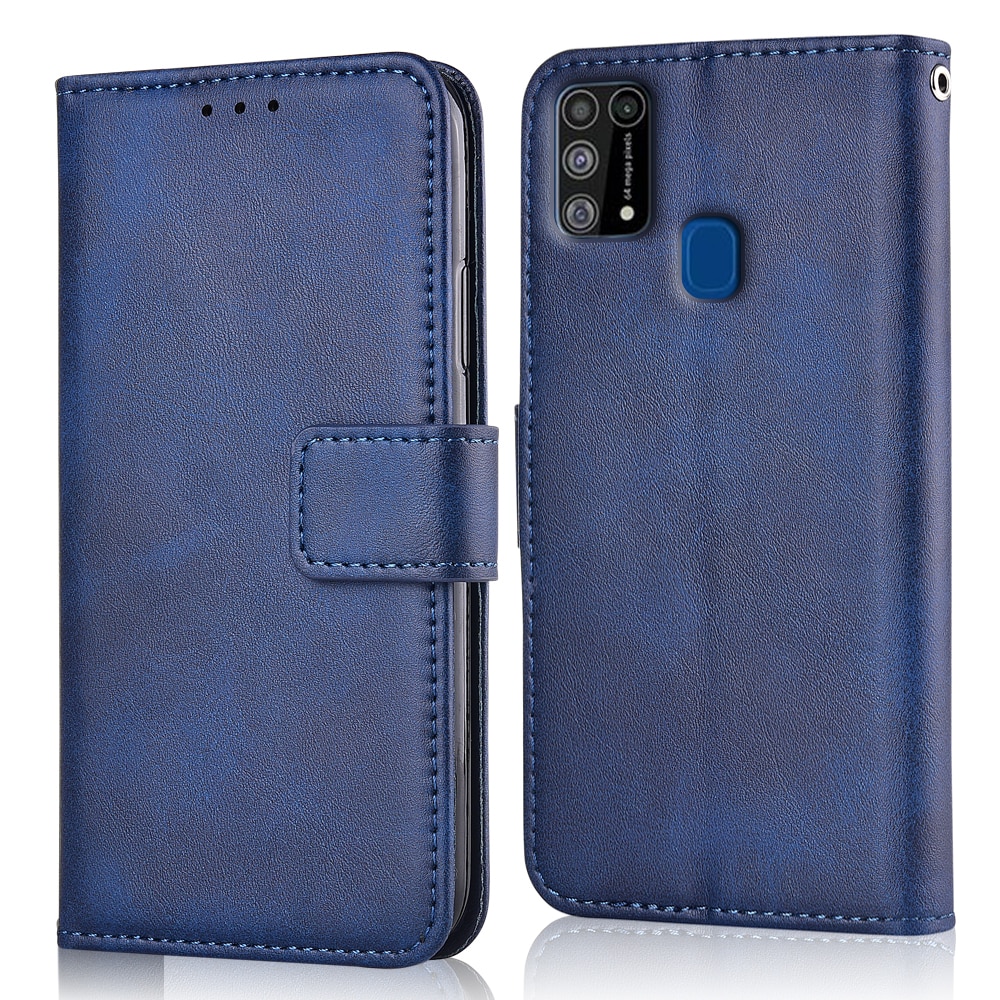 Leather Flip Case Op Voor Samsung Galaxy M31 M 31 Case Voor Samsung M21 M 21 Cover Case