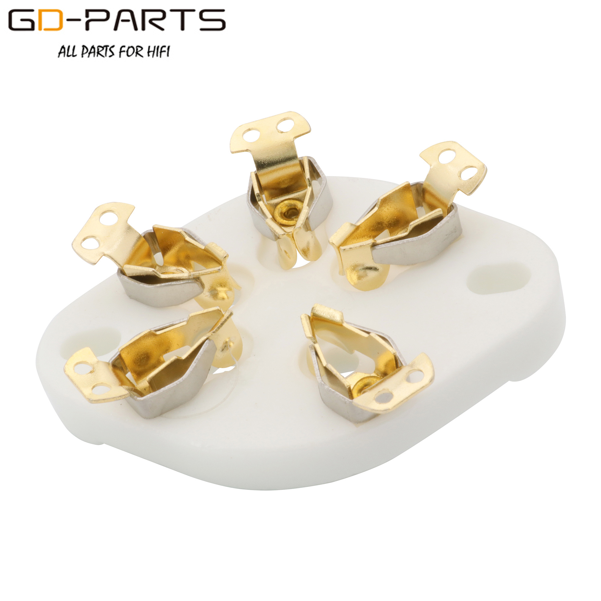 1PC 5pin Ceramic Tube Socket for 807 24 27 37 46 47 56 76 FD422 WE272A WE311A Hifi Vintage AMP DIY Panel Chassis Mount