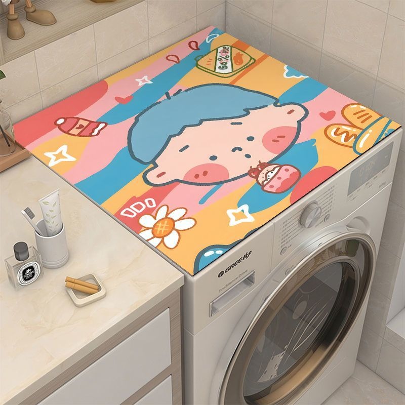 matt für Trommelwaschmaschinen, Sonnenschutz für Kieselgurte und staubdichte matt, Kühlschrank-Arbeitsplattenschutz, saugfähige matt: 45x70cm / Blau