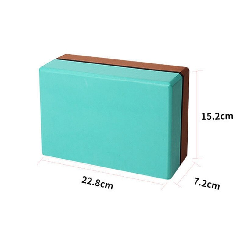 -yoga baksteen hulpgereedschap thuis yoga baksteen met hoge dichtheid eva gym blok schuim baksteen kussen kussen