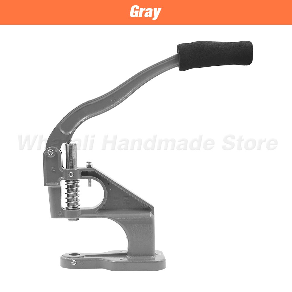 Moule en forme de dôme rond, Rivets, pointes, Kits de têtes de clous avec presse à main, Machine pour chaussures, sacs et vêtements, maroquinerie, 6/8/10/12mm: Gray Machine