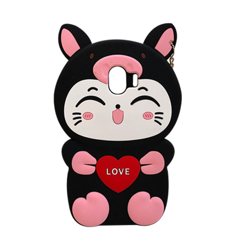 Para Samsung J4 Plus J4Plus J415F J415 J4 + 3D dibujos animados funda de silicona Linda para Samsung Galaxy J6 Plus funda Coque fundas: For Samsung J4 Plus / 9