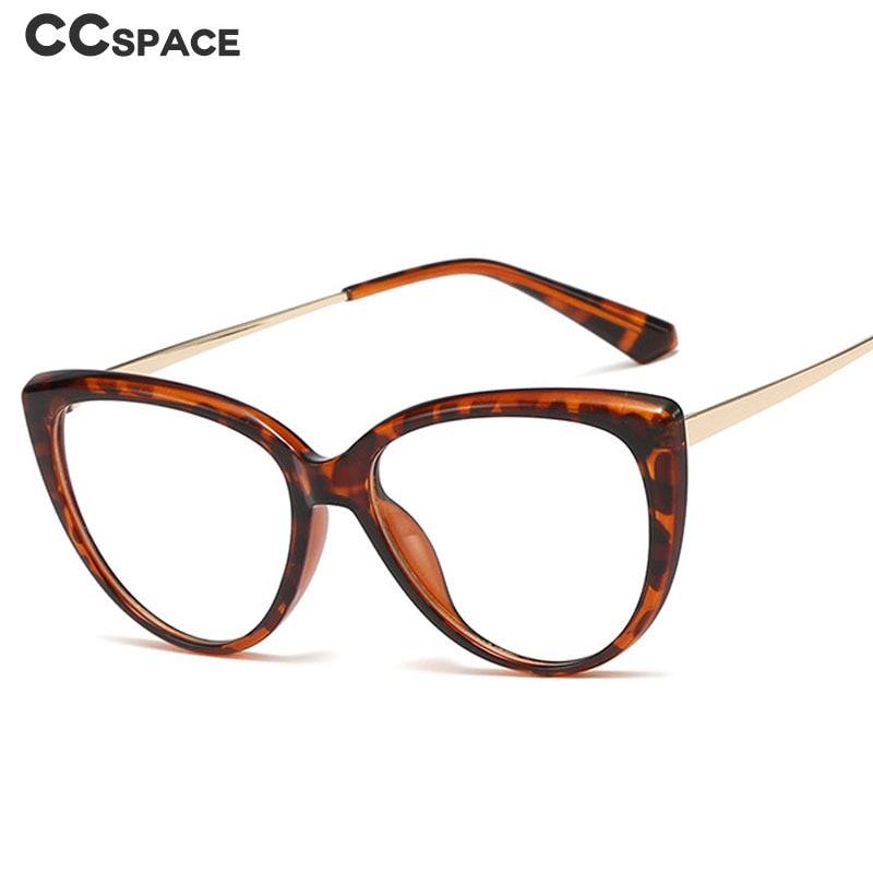 48167 Plastic Titanium Glasses Frames Cat Eye Ultralight Men Women Optical Computer Glasses