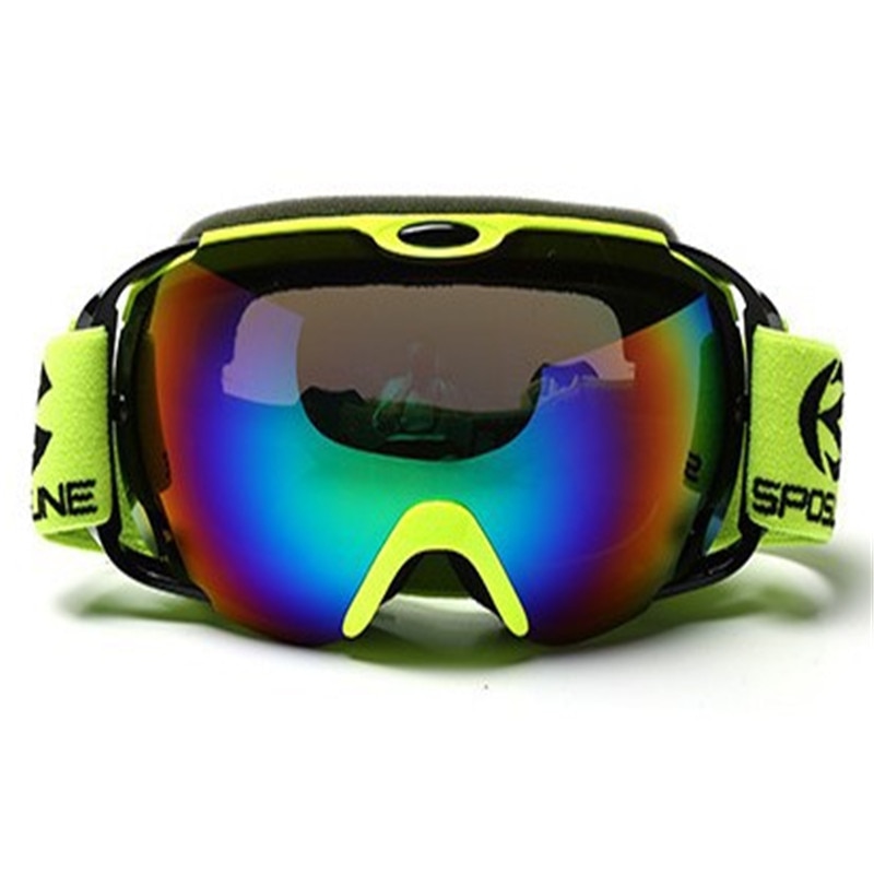 Óculos de esqui, óculos anti-neblina para homens e mulheres, lente dupla, antiparra, snowboard, ski, adulto