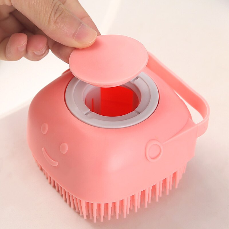 Bathroom Puppy Big Dog Cat Bath Massage Gloves Brush Soft Safety Silicone Pet Accessories for Dogs Cats Tools Mascotas Products