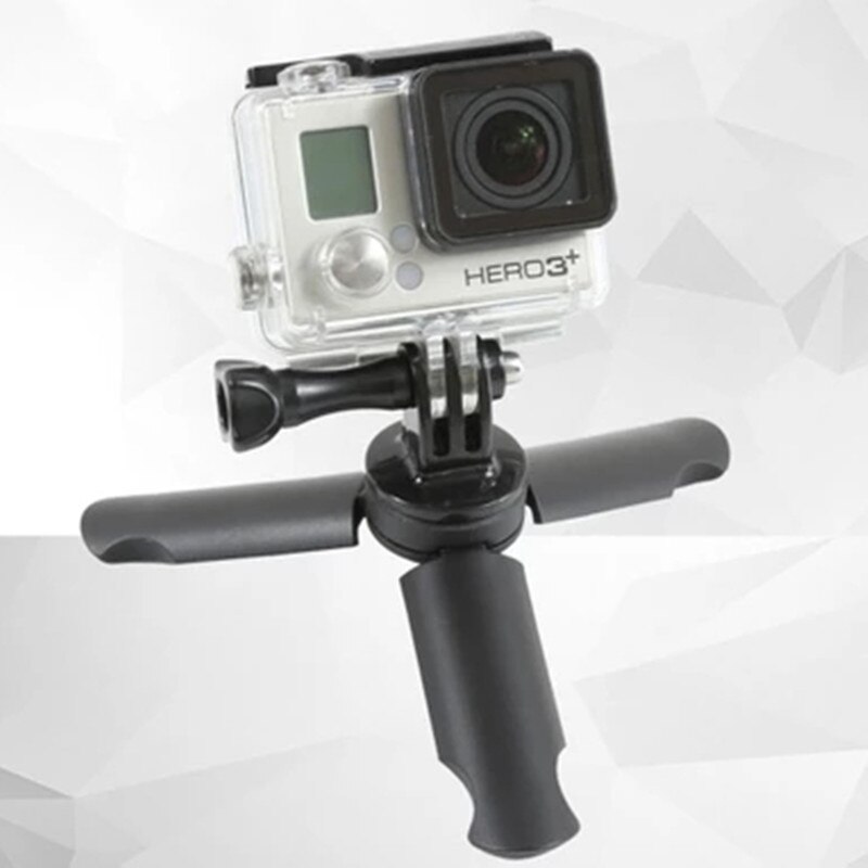 Universale Del Basamento Del Microfono L Staffa Impugnatura Della Fotocamera Con 2 Monti Hot Shoe Per Zhiyun Liscia Q/3/Dji osmo/Rode Videomicro