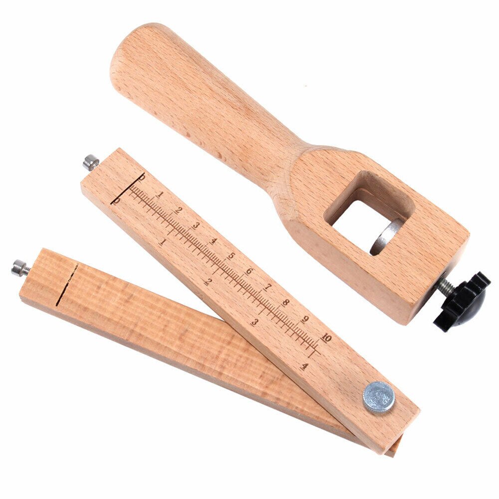 Wood Adjustable Strip and Strap Cutter Craft Tool Leather Hand Cutting Tools