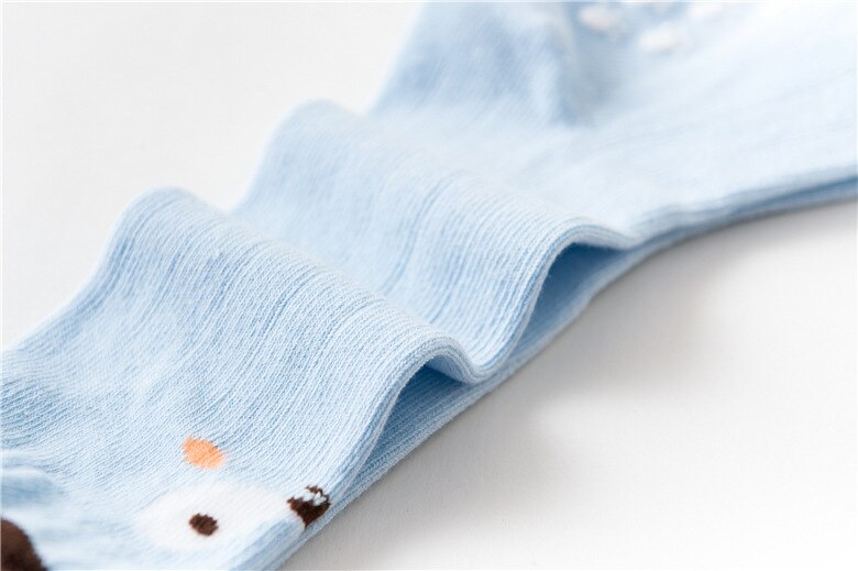 freundlicher Socken Baby Socken Knie Hohe Jungen Mädchen Kleinkind Kleinkind Baumwolle Socken Anti Unterhose Karikatur Ebene für 0-36 monate