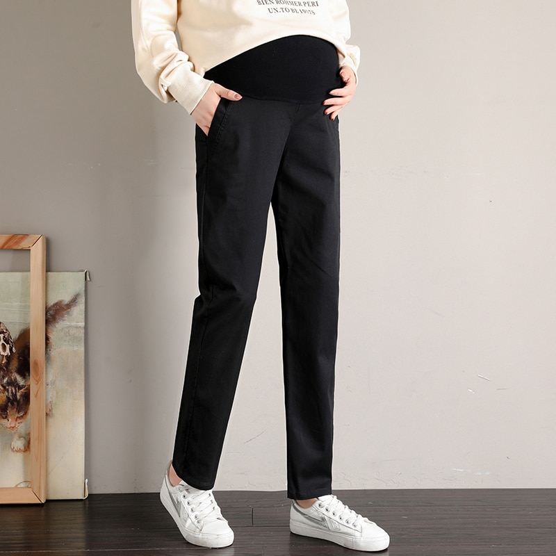 Autumn Maternity Harem Pants Elastic Waist Belly Trousers Clothes for Pregnant Women Autumn Casual Pregnancy