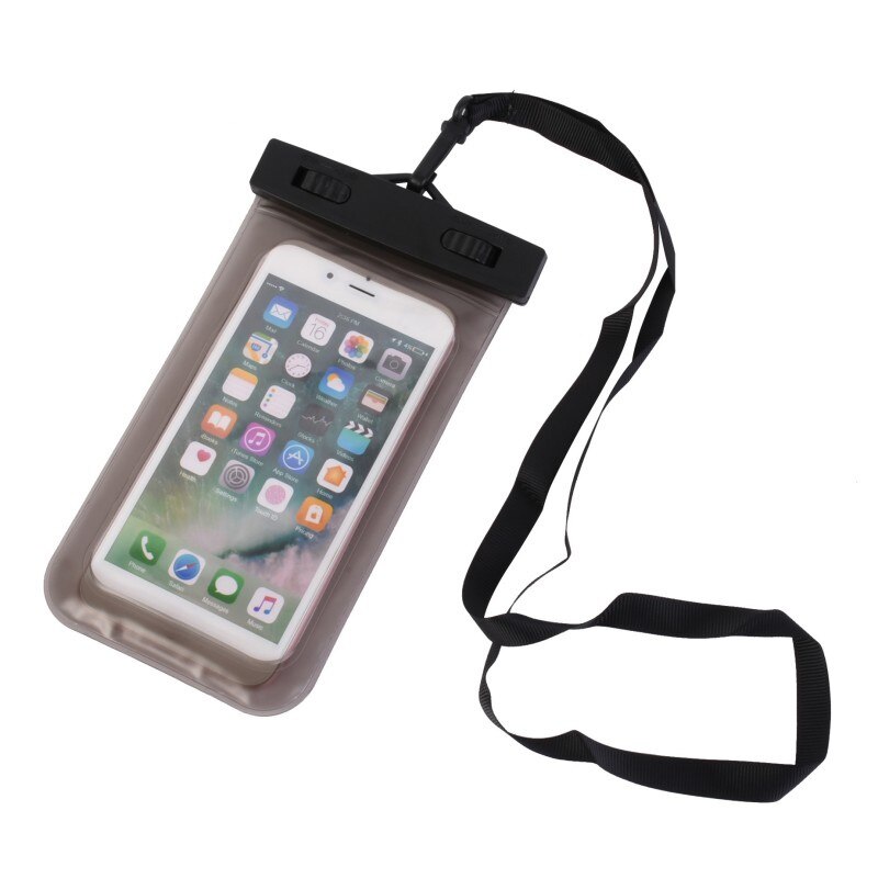 Universal flyde airbag vandtæt bærbar undervands mobiltelefon pose tør taske taske berøringsskærm svømmetasker tør sag