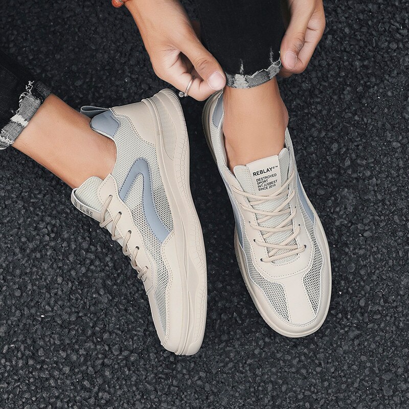 mesh breathable sports shoes men trend casual men's shoes men's comfortable breathable shoes mens casual sneakers