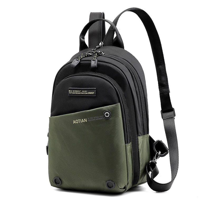 AOTIAN multifonction mâle poitrine sacs à dos hommes sac à dos en plein air voyage sac à bandoulière homme affaires bandoulière sac d'école Mochila