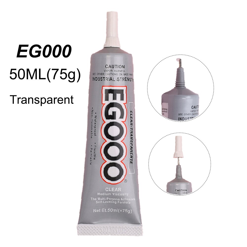 Wasserdichte Sanft 50ML Super Kleber Klebstoff Epoxid Stoff Handwerk Telefon Textil Gummi Holz Schmuck Perle T7000 Weiß T5000 E6000 b6000