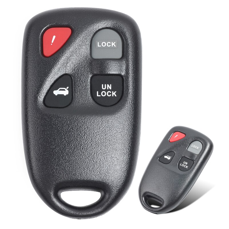 KEYECU 313.8MHz FCC: KPU41805 Model: 41848 Replacement 3+1 4 Button Remote Key Fob for Mazda RX-8 2004 2005 2006 2007