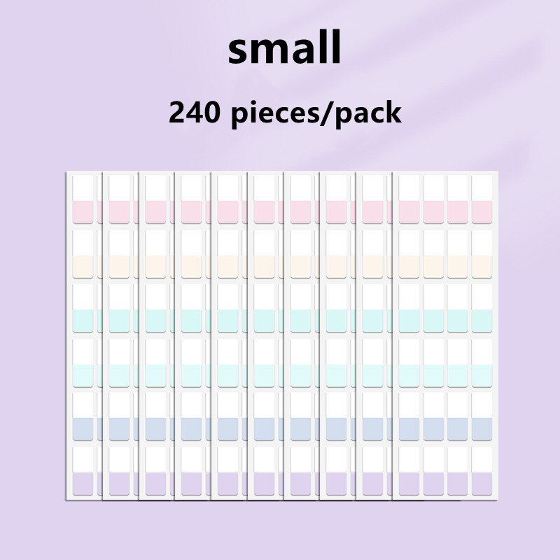 Huisdier Plastic Index Sticker Categorie Etiketten Leuke Sticky Notes School Student Bladwijzer Papier Zelfklevende Instructie Sticker: B3