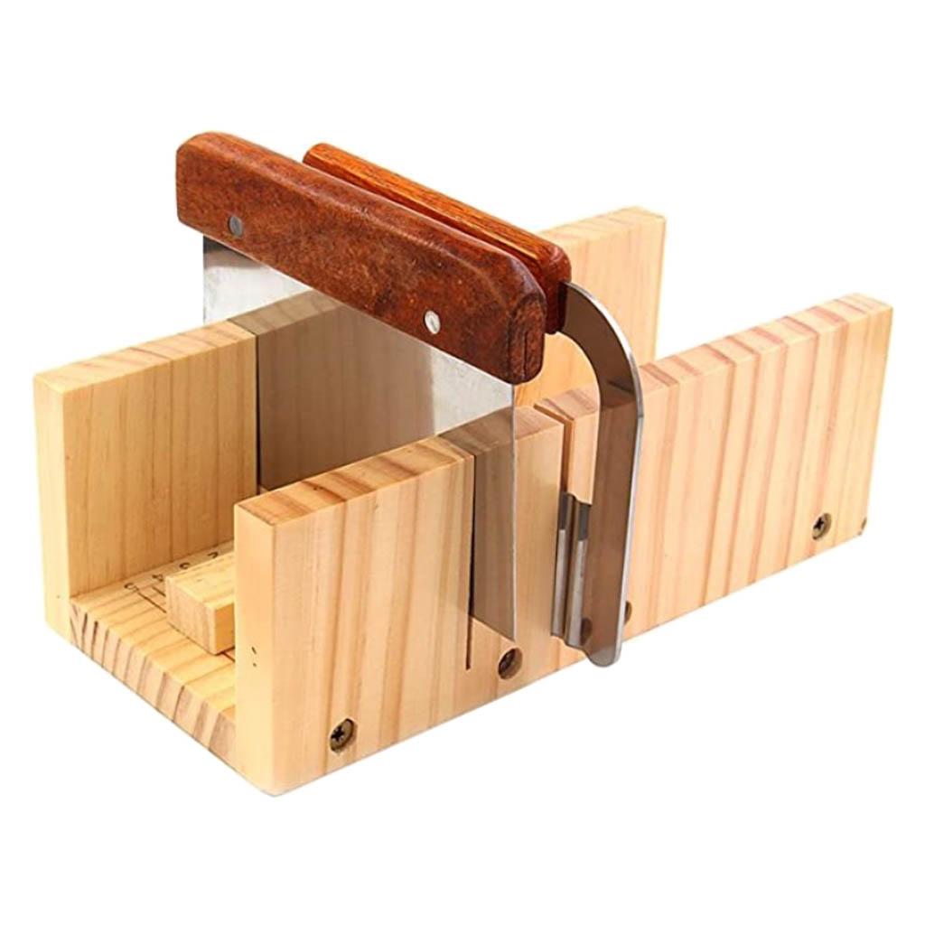 Cortador de jabón de madera ajustable, cepillo para cortar jabón en pan y pastel con escala, multifuncional, fácil de usar