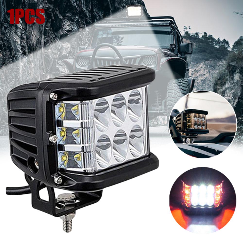 4 "tommers 12 ledet 90w arbeidslys 12v 24v 4 x 4 bil ledet søkelyset lys sideskytespoler kombinert bil lastebil ledet bar offroad tilbehør: 1 stk