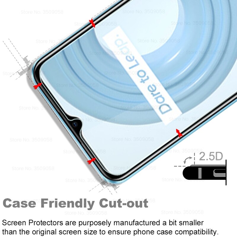 2 Stuks Beschermende Glas Realmi C21 Bril Full Screen Gehard Glas Voor Oppo Realmy Realme C21 C 21 Realmec21 6.5 ''Cover Film