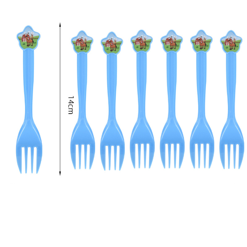 Farm Birthday Party Decorations Chicken Balloon Cow Disposable Tableware Set Baby Shower Dream Rangeland La Granja Zenon Party: MINT GREEN