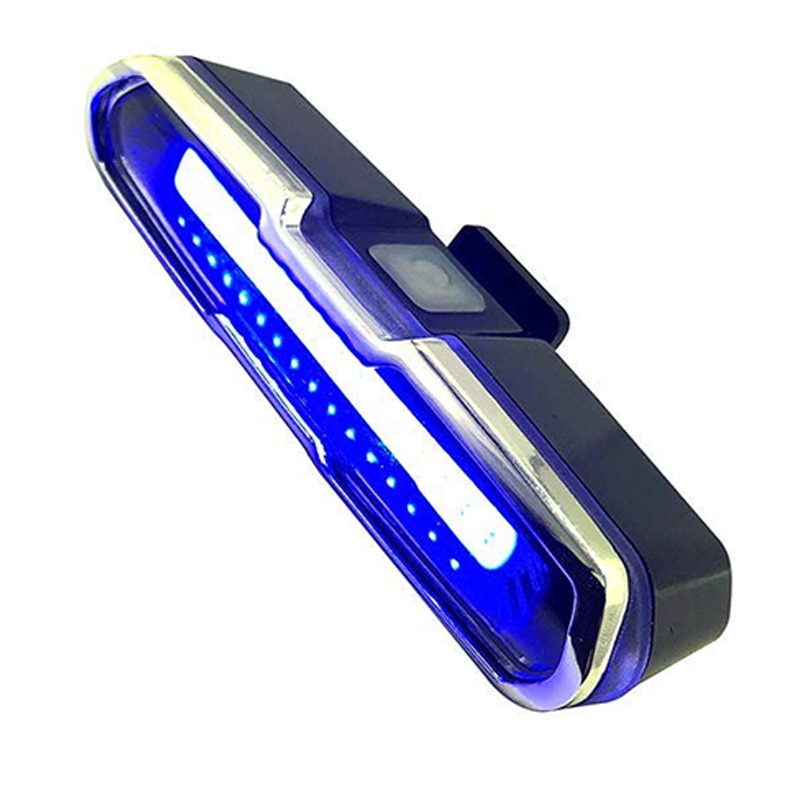 LED Fiets Achterlicht Red & Blue USB Oplaadbare Waterdichte Super Heldere Multifunctionele Noodverlichting