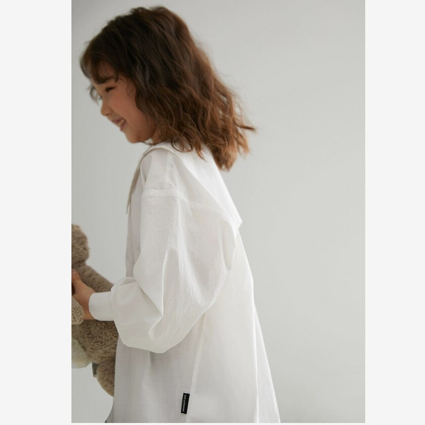 Voorjaar Kinderen Wit Overhemd Herfst Lange Mouw Student Navy Kids Fall Kleding Kids Kleding Meisjes 8 Te 12