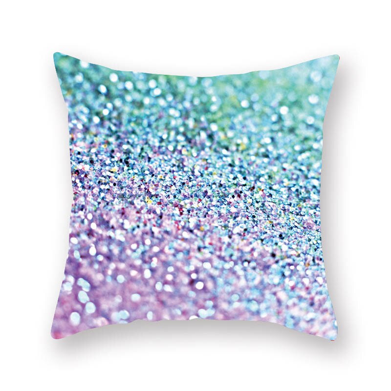 Housse de coussin, motif géométrique, 1 pièce, couleur verte, 45x45cm, Texture marbrée, décoration pour canapé taie d'oreiller: 4