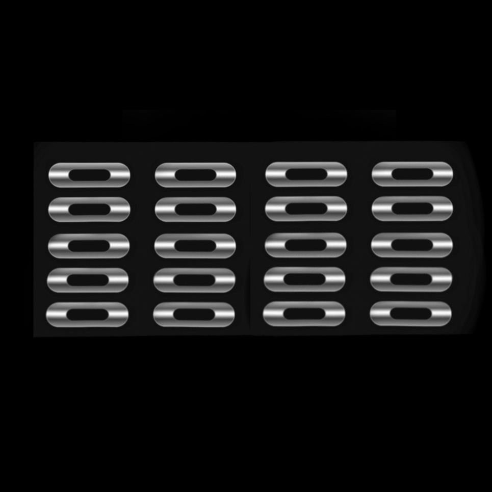 20/10 stück schutzfolien für ladeanschlüsse von iphone, samsung, xiaomi und anderen ios-geräzehn (typ c, Mikro-usb).: 20 klar für typ-c