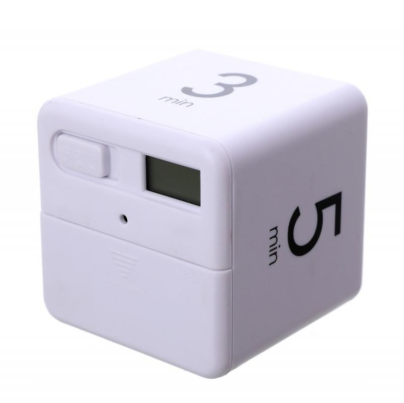 Home Cube Timer Square Cooking Count Up Countdown Alarm Sleep Stopwatch Clock For Time Management Workout Timer Kitchen Cocina