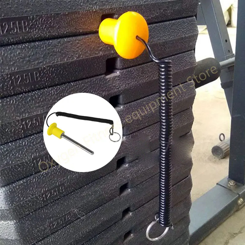 Magnetische bout Gym krachtapparatuur Gewichtsplaat Aanpassing Riemlijn Magnetische plug Pin Hoofd Fitnessapparatuur Accessoires