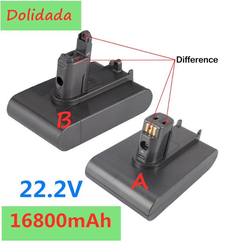 Vacuum Battery 16800mAh - 22.2V Li-ion Replacement for Dyson DC31 DC34 DC35 DC44 DC45 917083-01