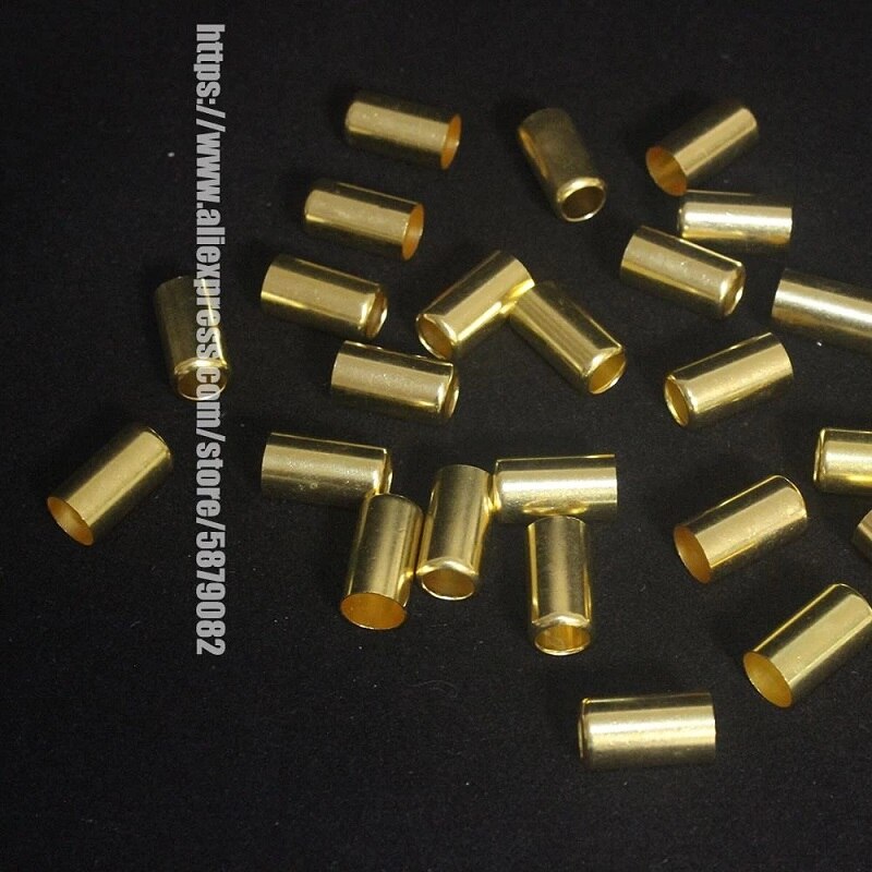 Sprayer Tube Sleeve 50Pcs/Pack High Pressure Pipe Copper Cover 11cm 15cm Agricultural Buckle Water Joint Brass Sleeves