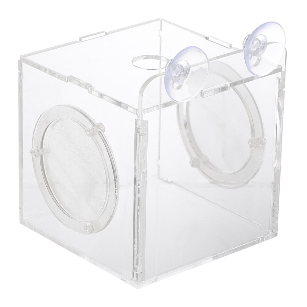 Acrylic Aquarium Incubator Box Transparent Breeding Tank for Fish Tank (10cm)