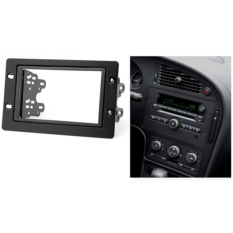 2 Din voiture Radio cadre stéréo tableau de bord cadre réaménagement panneau couverture Kit d’outils pour habillage pour SAAB 9-5 2005