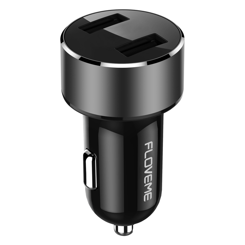 Floveme Usb Car Charger Voor Iphone Xiaomi Dual Port 18W Auto Chargeur Charger Usb 3.6A Snelle Opladen Autolader voor Mobiele Telefoon: Default Title