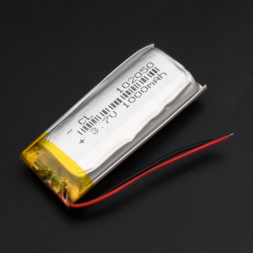 3.7V 1000Mah Lithium Li-Po Polymeer Oplaadbare Batterij 102050 Batterij Li-Ion Lipo Cellen Voor Bluetooth Luidspreker Gps pda Pos Dvr: 102050 1000mAh 1pc