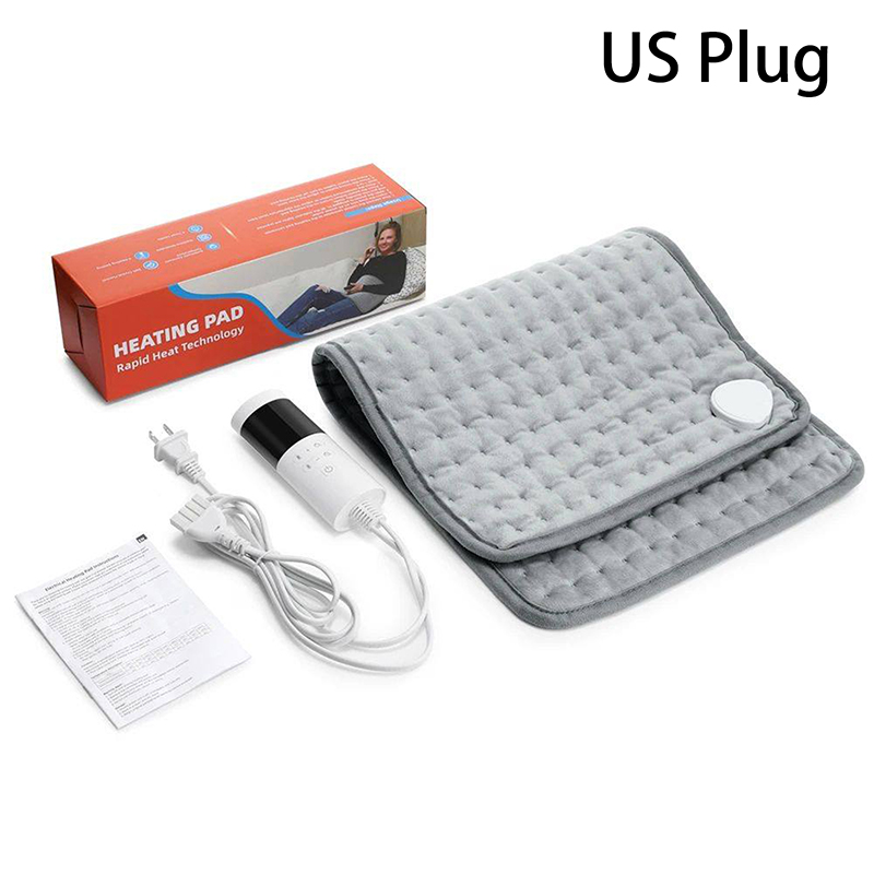 220v 60*30cm Electric Heating Pad For Abdomen Waist Back Thermal Blanket Keep Warm Blanket 9 Gear Temperature: army green