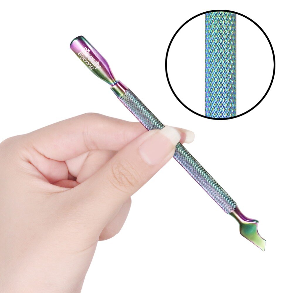 BeautyBigBang Stainless Steel Cuticle Pusher Nail Pusher Repousse Cuticule Ongles Materiel Professionnelle Corta Cuticula Tool
