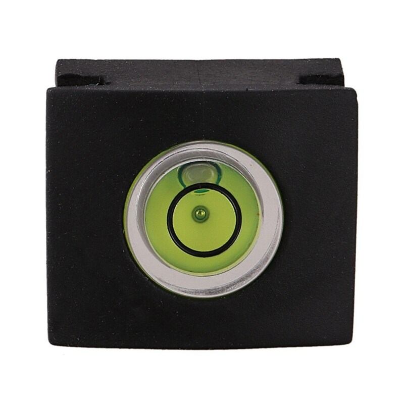 Camera Flashlight Shoe Spirit Level Cover, Black With Mini Ball Head 1/4Inch Mount For Camera Tripod