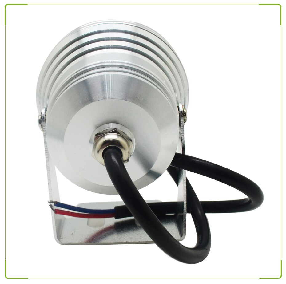 Luz LED subacuática de 10W, 12V CC, IP68, resistente al agua, luces de punto de la lámpara para piscina, lámpara para acuario, con mando a distancia, color blanco/cálido/RGB