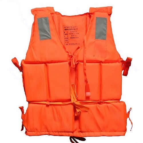 Oranje Volwassenen Foam Flotation Zwemmen Reddingsvest Vest Met Fluitje Y51D