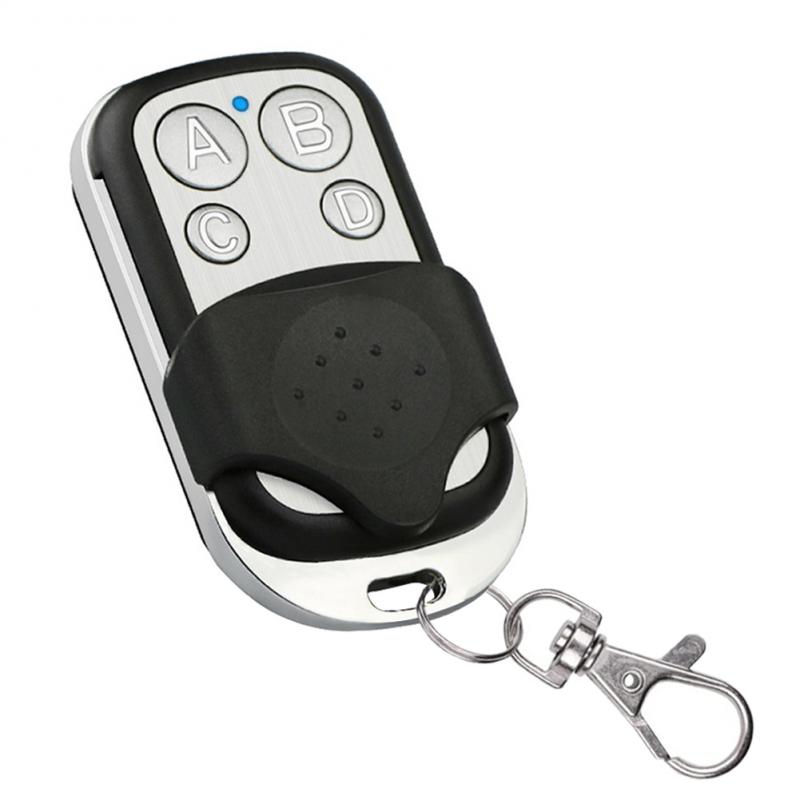 Universal 4 Buttons Garage Door Opener Remote Control 433MHZ Clone Fixed Learning Rolling Code Duplicator Garage