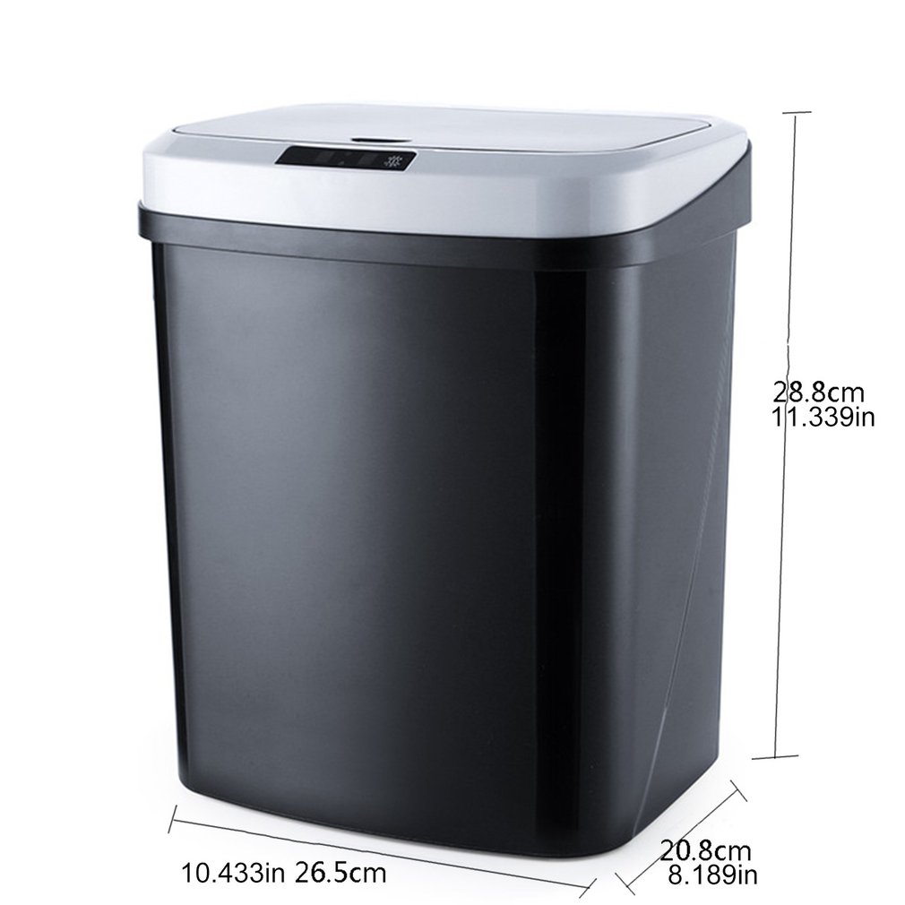 Automatic Touchless Smart Infrared Motion Sensor Rubbish Waste Bin Kitchen Trash Can Home garbage bins